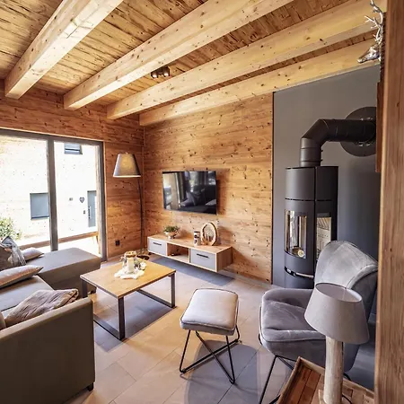 Alpesi faház Luxus-Chalet Mit Eigener Sauna Im Vital Camp Bayerbach *