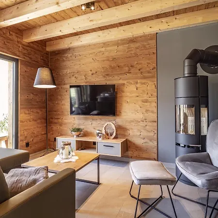 Alpesi faház Luxus-Chalet Mit Eigener Sauna Im Vital Camp Bayerbach *