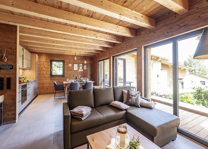 Eigener Sauna Im Vital Camp Chalet Bayerbach
